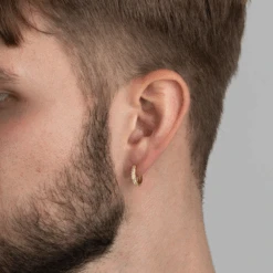 Micro Pave Hoop - Silver -Men Jewelry Store 4 abe07596 3333 4801 b4d4 9ff2f90dbf95