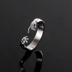 Creation Of Adam Ring - Silver