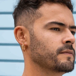 Oversized Hoop (Gold) -Men Jewelry Store 5 65455fed 1a3a 4169 a172 598c5f200acf