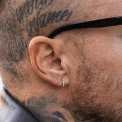 Ridge Huggie (Silver) -Men Jewelry Store 5 758b9d70 f369 42e4 a514 cfde05039baa