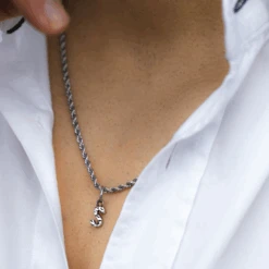 Vintage Initial (Multi) - Silver -Men Jewelry Store 5 84ca1bd4 e730 4273 b090 dbebfcabd376