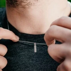 Matte Bar - Silver 16 Matte Bar - Silver -Men Jewelry Store 5 8761758b 1e29 4635 96e1 c3607c4cddc3