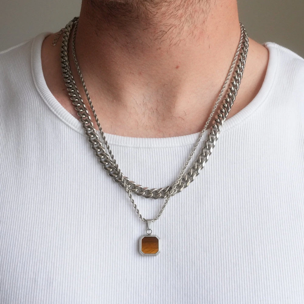 Tigers Eye Set (Silver) 4 Tigers Eye Set (Silver) - Image 2