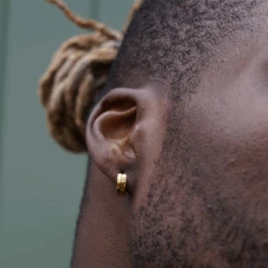 Chunky Huggie (Gold) -Men Jewelry Store 5 f22bbf30 5bed 4456 ba8b 295be0c4af93