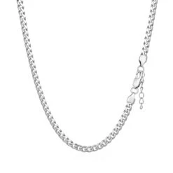 Silver Matte Cuban Chain (5MM) 10 Silver Matte Cuban Chain (5MM) -Men Jewelry Store 5mm cuban matte