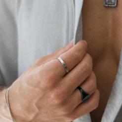 Minimal Band Ring - Silver -Men Jewelry Store 6 032a3f28 dc11 4a35 a7d9 e0ef570ddec5