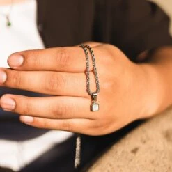 Mini Pearl - Silver -Men Jewelry Store 6 a6adb286 992f 4dcf b409 5fd57dd86019