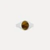 Tigers Eye Signet Ring - Silver -Men Jewelry Store 75 81ce2353 676b 4ccd 9b71 bb4927ac8d5f