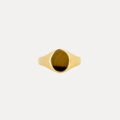 Tigers Eye Signet Ring - Silver -Men Jewelry Store 76 dc1078da 75cb 4ae4 926d deb0e2dc2d05