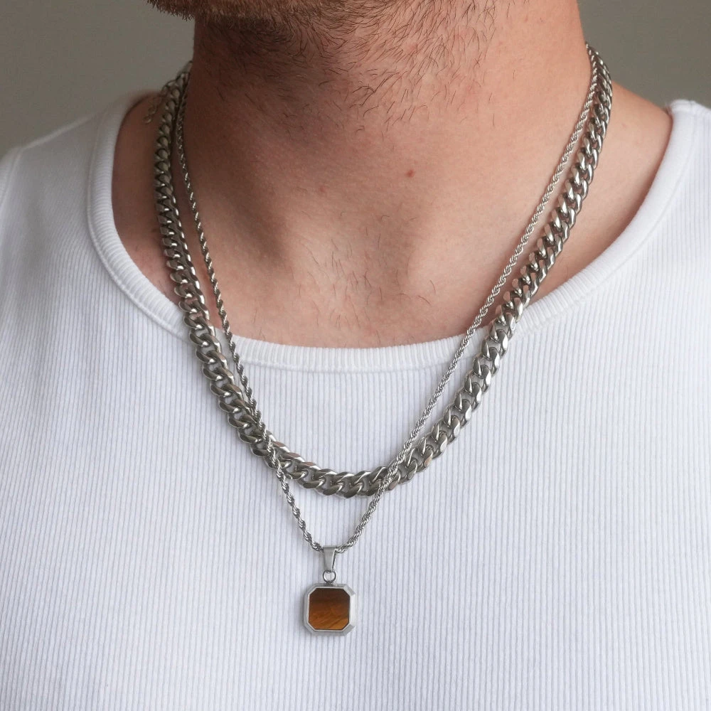 Tigers Eye Set (Silver) 6 Tigers Eye Set (Silver) - Image 4