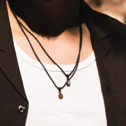 Mini Tigers Eye - Black -Men Jewelry Store 7 c26f8aed 0d71 445f b896 9ca466d869b5