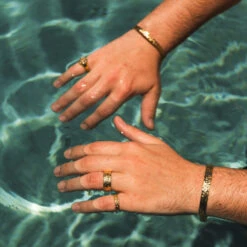 Thin Hammered Cuff - Silver -Men Jewelry Store 9 2527f777 1a60 4437 bcf6 f921b50fcf07 2