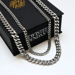 Silver Cuban Stack - 5MM / 8MM 14 Silver Cuban Stack - 5MM / 8MM -Men Jewelry Store 9 dbab7e86 02d9 435c 851d 508f2d6bf14c