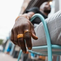 Intra Ring - Gold -Men Jewelry Store AR502564