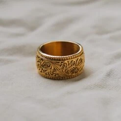 Intra Ring - Gold -Men Jewelry Store AR509364