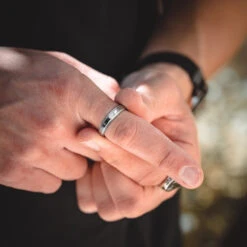 Ridge Ring - Silver -Men Jewelry Store ATG 2965 b38b6795 db6b 46d0 ba19 b85cfb8eef04