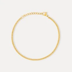 Gold Cuban Bracelet (2.5MM)