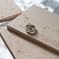 North Star Signet Ring - Silver -Men Jewelry Store DSC01390