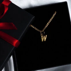 Vintage Initial - Gold -Men Jewelry Store DSC01495