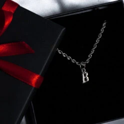 Vintage Initial (Multi) - Silver -Men Jewelry Store DSC01532