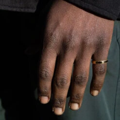 Ridge Ring - Gold -Men Jewelry Store DSC02057