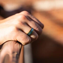 Fire Opal Ring - Silver -Men Jewelry Store DSC06513