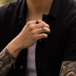 Edge Ring - Silver -Men Jewelry Store DSC07269