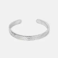 Hammered Cuff - Silver
