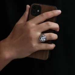 Four Leaf Clover Ring - Silver -Men Jewelry Store IMG 0704 5d8408a6 6aab 4e79 9f47 cbc524ba07b3