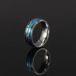 Fire Opal Ring - Silver -Men Jewelry Store IMG 1448