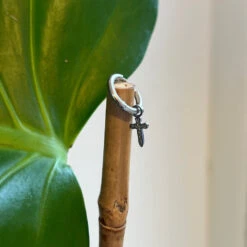 Micro Cross Drop (Gold) -Men Jewelry Store IMG 2618