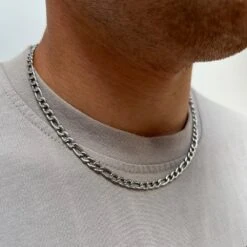 Silver Figaro Chain (5MM)