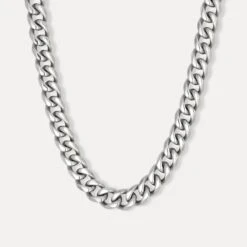 Thick Silver Cuban Chain (13MM)