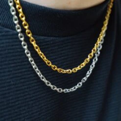 Silver Rolo Chain (4MM) -Men Jewelry Store Untitled design 16