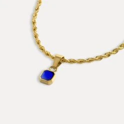 Mini Lapis Lazuli - Gold