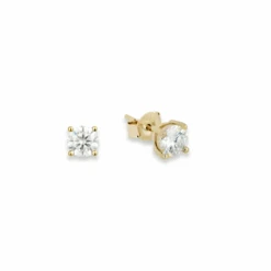 Micro Moissanite Stud (Gold) -Men Jewelry Store Untitleddesign 48 1