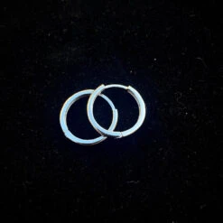 18MM Hoop (Silver) -Men Jewelry Store image 18a72a90 77f0 419e ab78 f83835d4b1e1