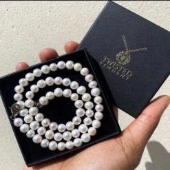 Freshwater Pearl Chain (8MM) -Men Jewelry Store image 328c321a 047e 43fc b44b ec018cfefe36