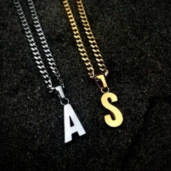 Bold Initial - Silver -Men Jewelry Store image 5e9b56e0 21a4 489d 98cd 50f9fcd19658