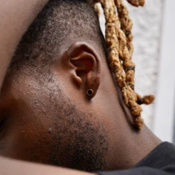 Black Stud (Gold) -Men Jewelry Store image b77a5f6f 5bb4 45d0 9383 92cb2583f18a